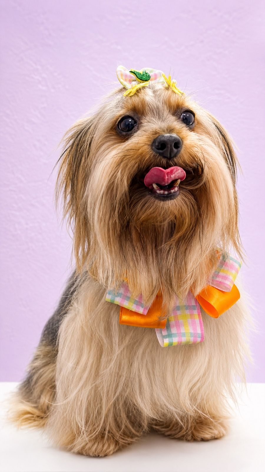 Yorkshire com laço na Dany PetShop